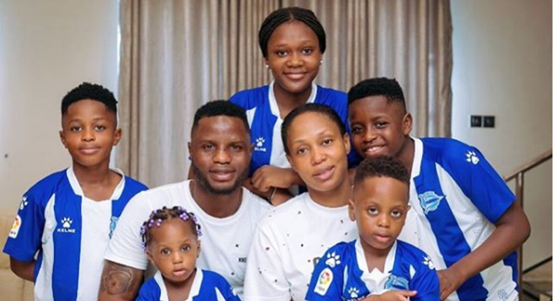 Mubarak Wakaso shares rare photo of his adorable family