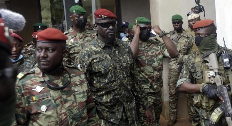 Coup d'etat en Guinee Doumbouya