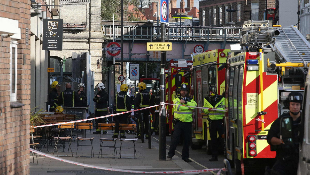 Wybuch na stacji metra Parsons Green w Londynie
