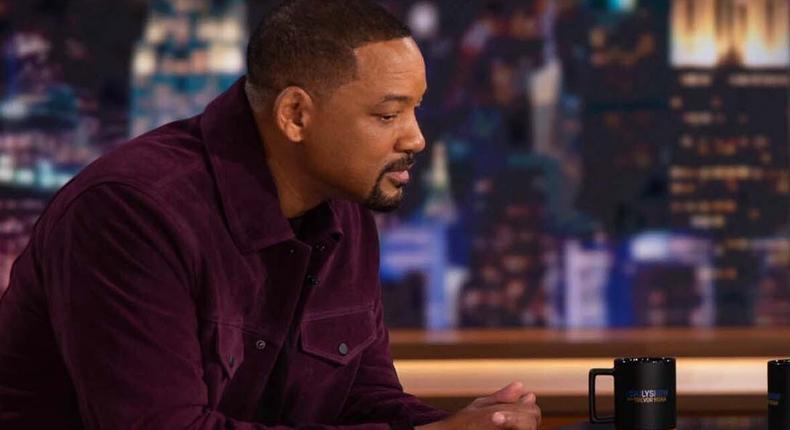 Will Smith appeared on The Daily Show with Trevor Noah on November 29, 2022.Comedy Central