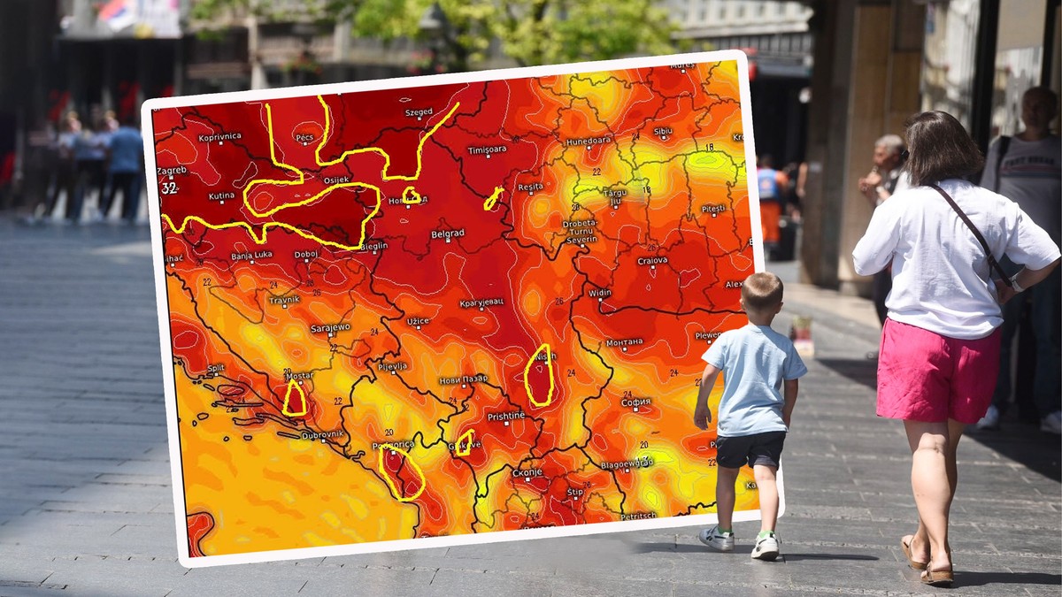 Vrućina mapa 