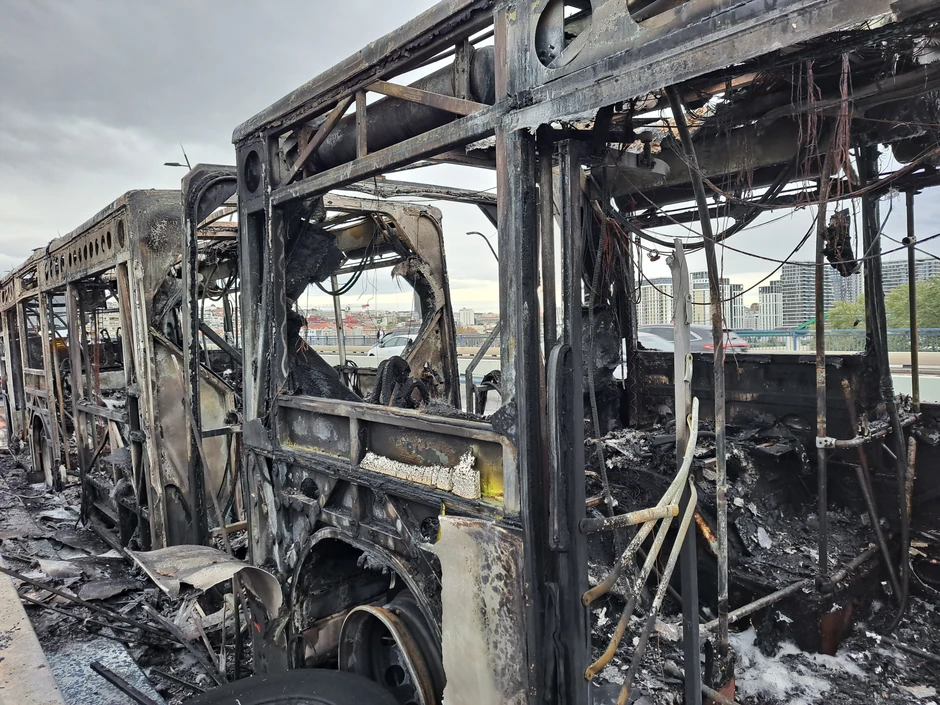 Od autobusa nije ništa ostalo