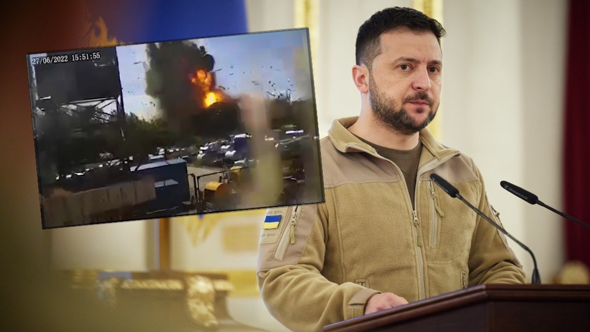 "Chcieli zabić jak najwięcej ludzi". Zełenski pokazał wideo z Krzemieńczuka