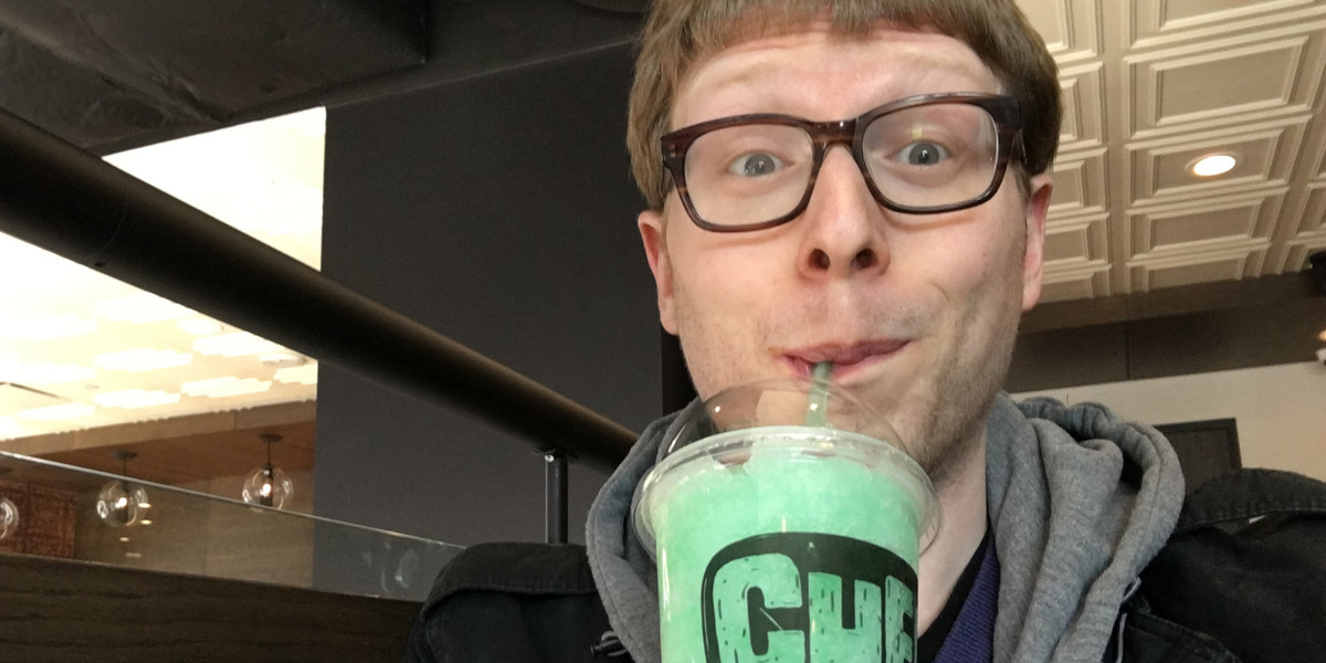 We went to the 24-hour 'ultimate' Taco Bell in Las Vegas, where they serve alcoholic Baja Blast slushies