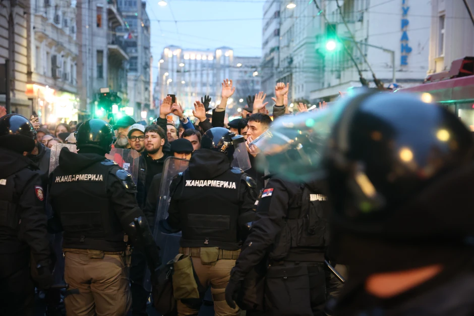 Protest ispred Rektorata