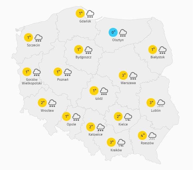 Prognoza Pogody W Polsce Na Najblizsze Dni Zimniej Spadnie Snieg