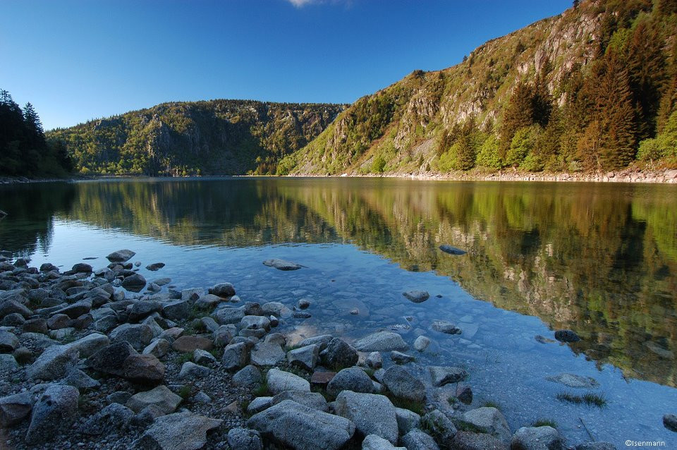 Alzacja, jezioro Le lac Blanc