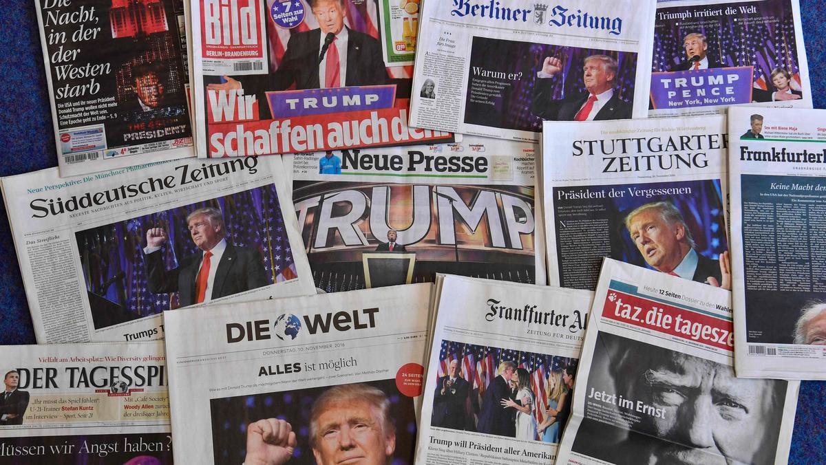 prasa niemiecka o Trumpie