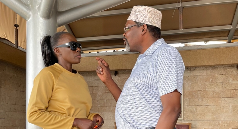 Miguna Miguna and Akothee