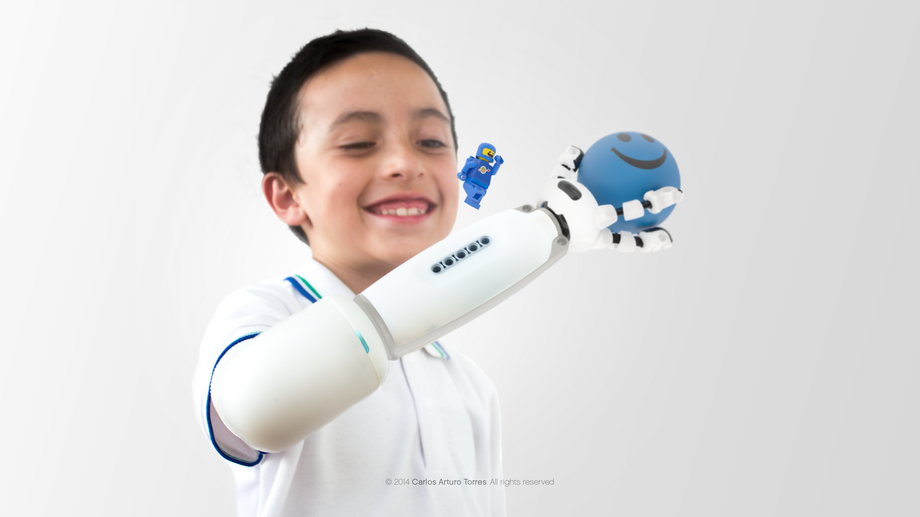 IKO Prosthetic Creative Systems reimagines prosthetic limbs for kids with detachable end pieces. Student creator Carlos Arturo Torres says working in LEGO's Future Lab inspired him to bring some modular fun to an otherwise disabling reality.