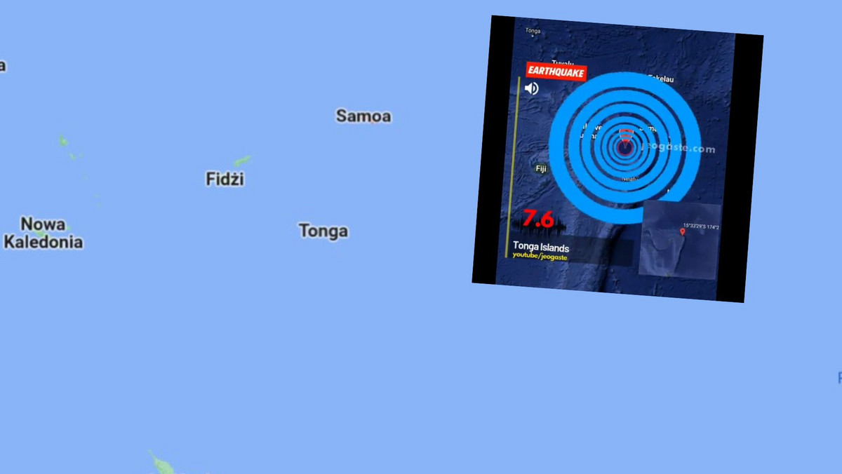 Trzęsienie ziemi o magnitudzie 7,4 lub 7,6 wystąpiło na Oceanie Spokojnym, w pobliżu Samoa, Tonga i Fidżi. Jego epicentrum było w odległości 73 km na północny zachód od miasta Hihifo na Tonga.