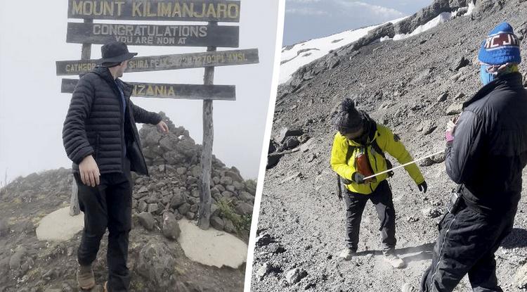 Hátrafelé mászta meg a Kilimandzsárót