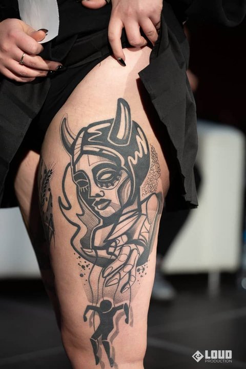 Nagrodzone tatuaże podczas Wrocław Tattoo Show 2022