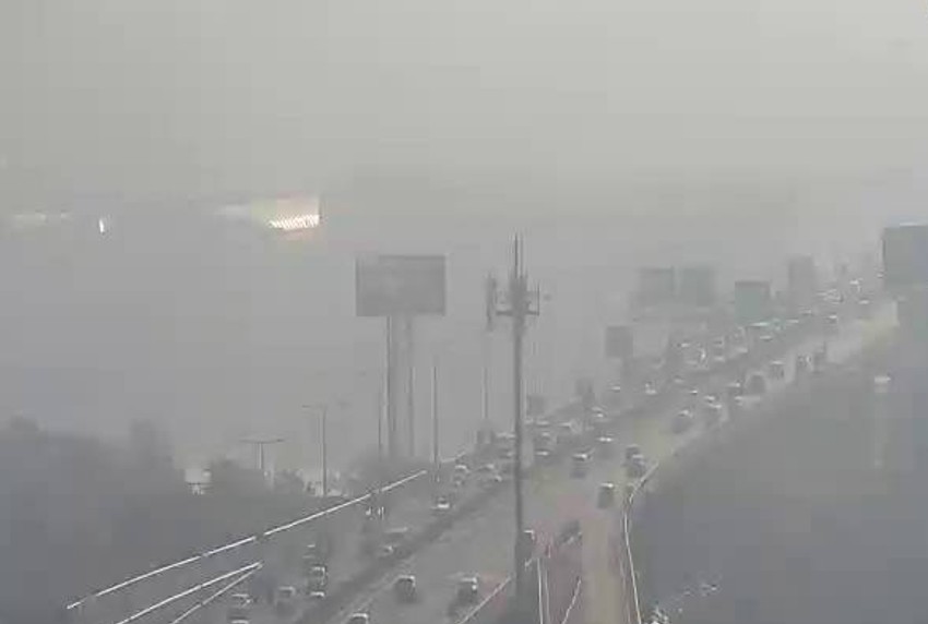 Magla na mostu Gazela