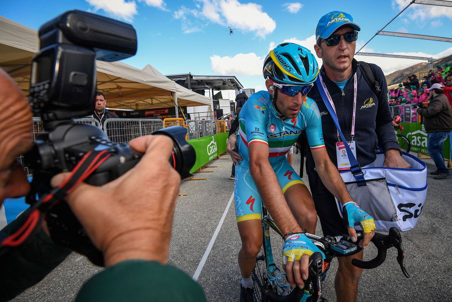 Italy's best bike racer, Vincenzo Nibali, struggled on stage 6. He'd come into this race as a favorite.