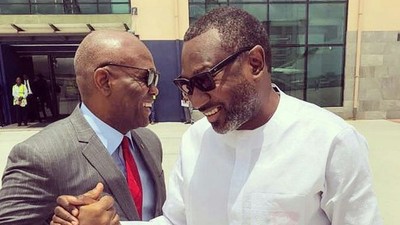 Tony Elumelu and Femi Otedola