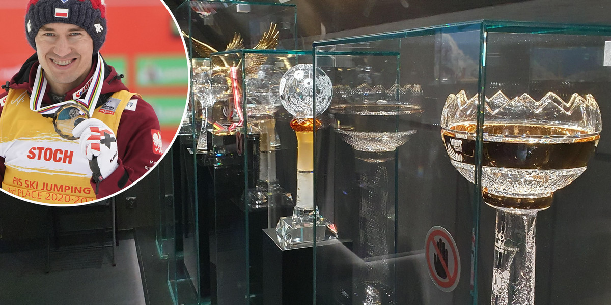 W Zakopanem można zobaczyć niemal wszystkie trofea Kamila Stocha. 