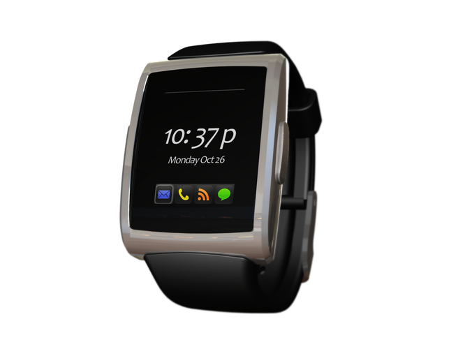 <b>Allerta InPulse</b>
<br>
Oparty na otwartym oprogramowaniu zegarek, który mogliśmy dowolnie programować i dostosowywać do naszych potrzeb. Ciekawą funkcją była możliwość zdalnego sterowania innymi urządzeniami poprzez moduł Bluetooth.
<br><br>
(fot. www.inpulsewatch.com)