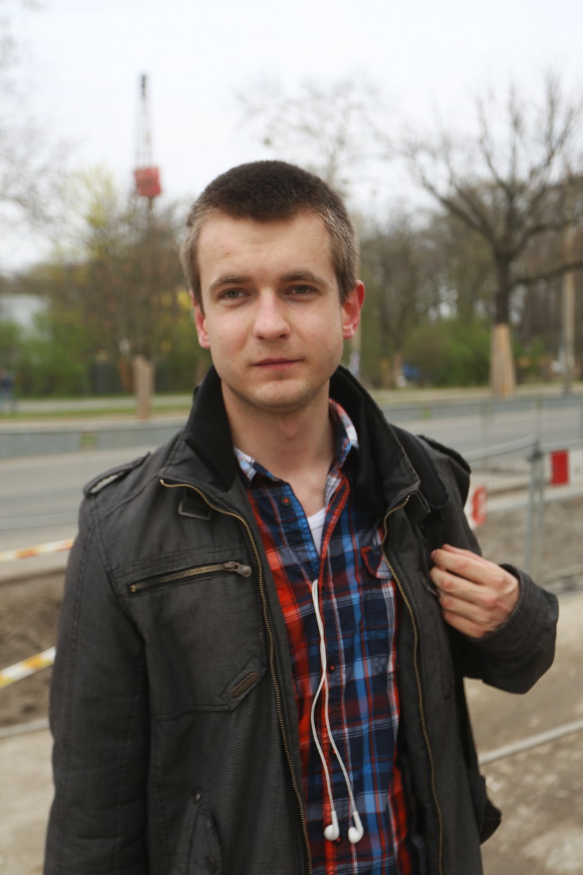Grzegorz Pieńkowski (22 l.), student