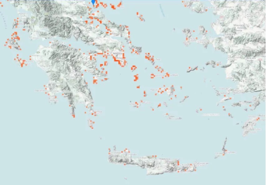 Ljubičaste meduze se šire grčkim morem