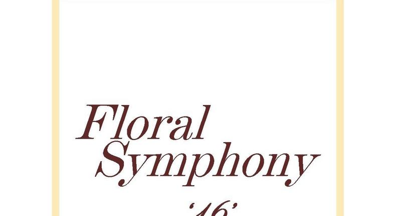 Obinna Omeruo's 'Floral Symphony' '16 collection