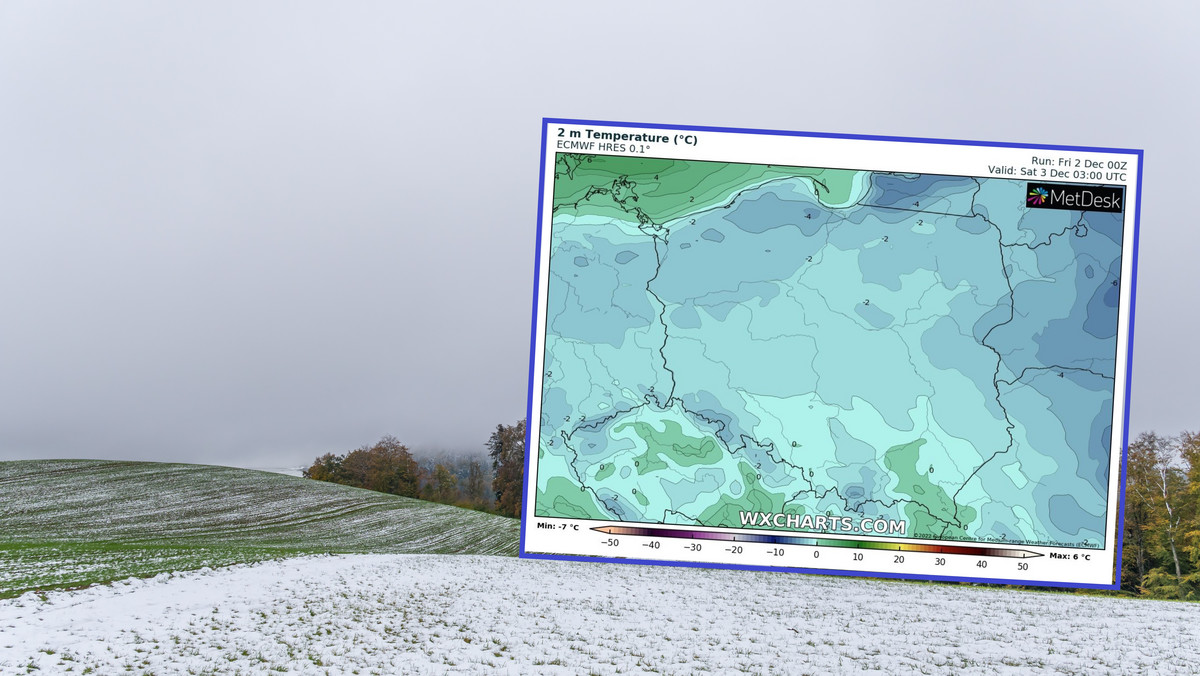 Pogoda na dziś, 2 grudnia. Gordon i Erik zmienią pogodę. Polska w kleszczach