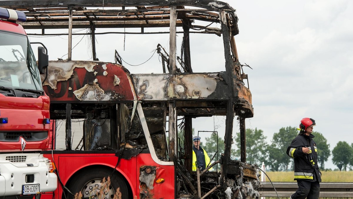 BRZEG AUTOSTRADA A4 KARAMBOL OFIARY