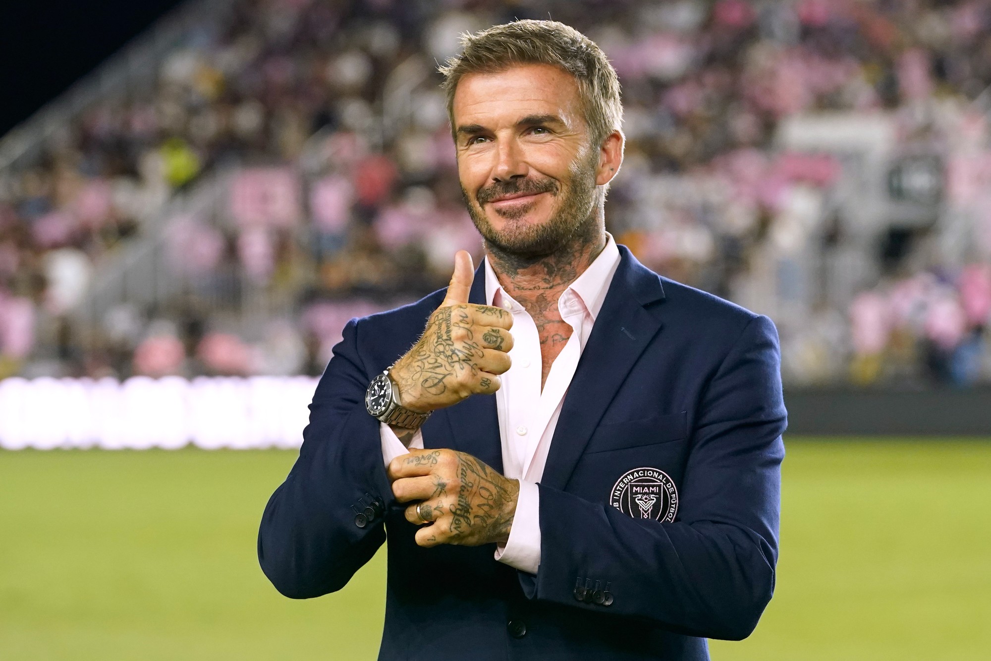 Bývalý anglický futbalový reprezentant David Beckham.