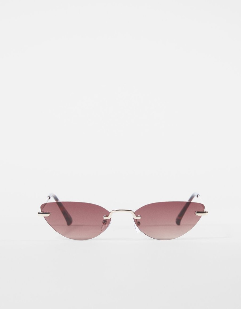 Lunettes de soleil sans monture de Bershka, 15.90 francs. 