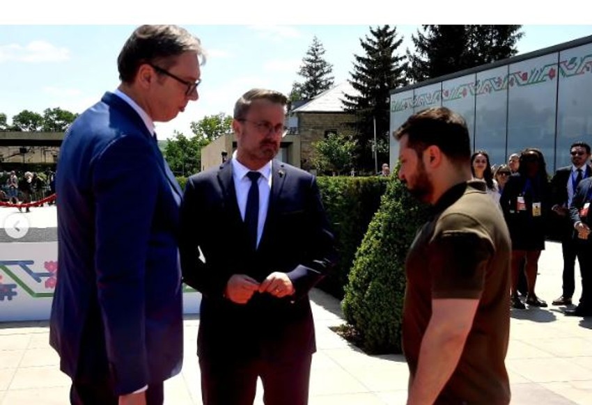 Aleksandar Vučić, Gzavije Betel i Volodimir Zelenski