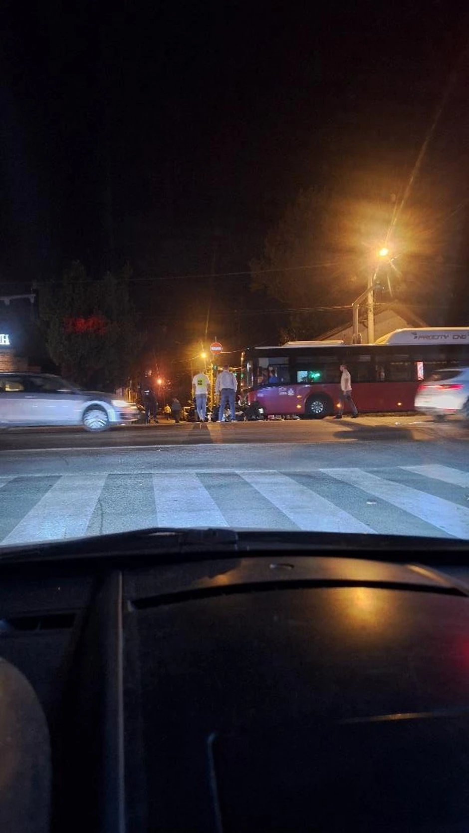 Udaren motociklista u Krnjači