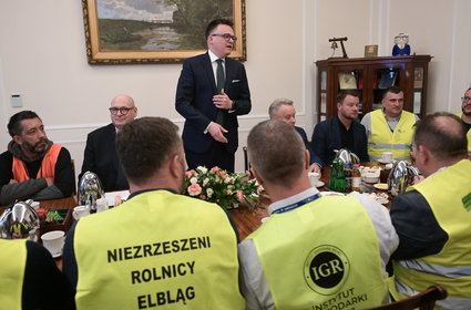 Rolnicy po spotkaniu z Szymonem Hołownią. "Nic nie udało się ustalić, oprócz obietnicy"