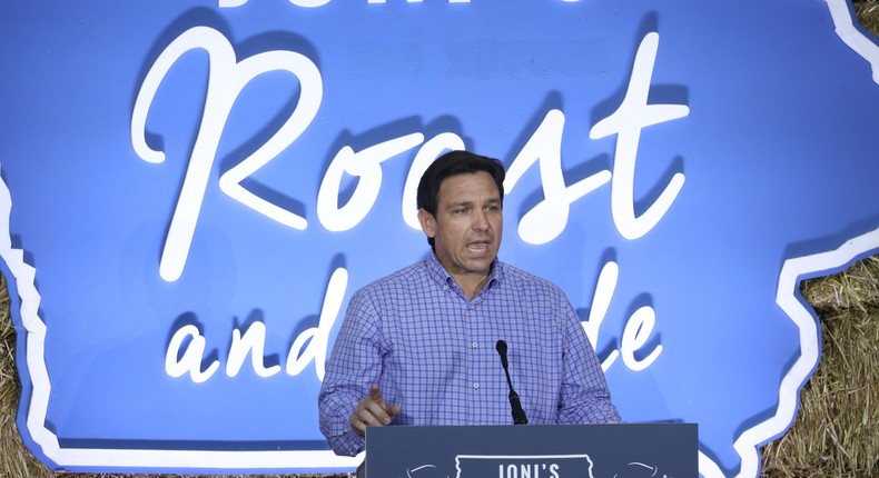 Republican presidential candidate Florida Gov. Ron DeSantis.Scott Olson/Getty Images