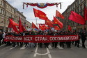 RUSSIA LABOR DAY (May Day demonstration in St. Petersburg)