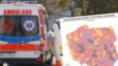 Epidemia na mapach. "Widać, gdzie zaczęła się druga fala"