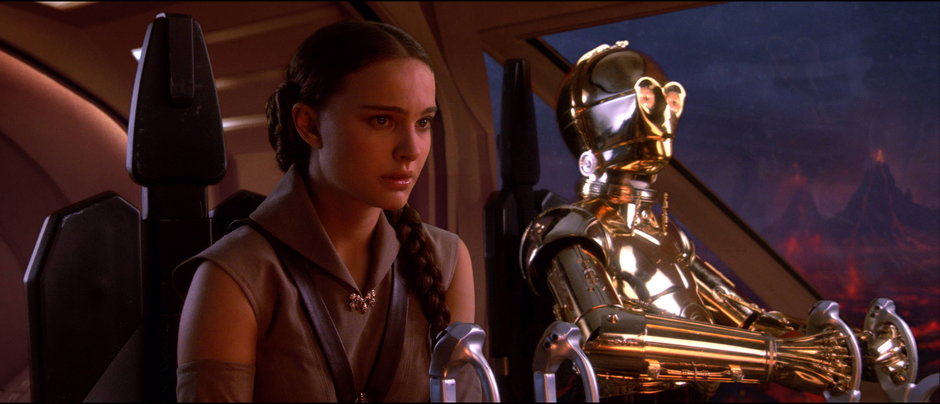 Natalie Portman w filmie "Gwiezdne wojny: Zemsta Sithów"
