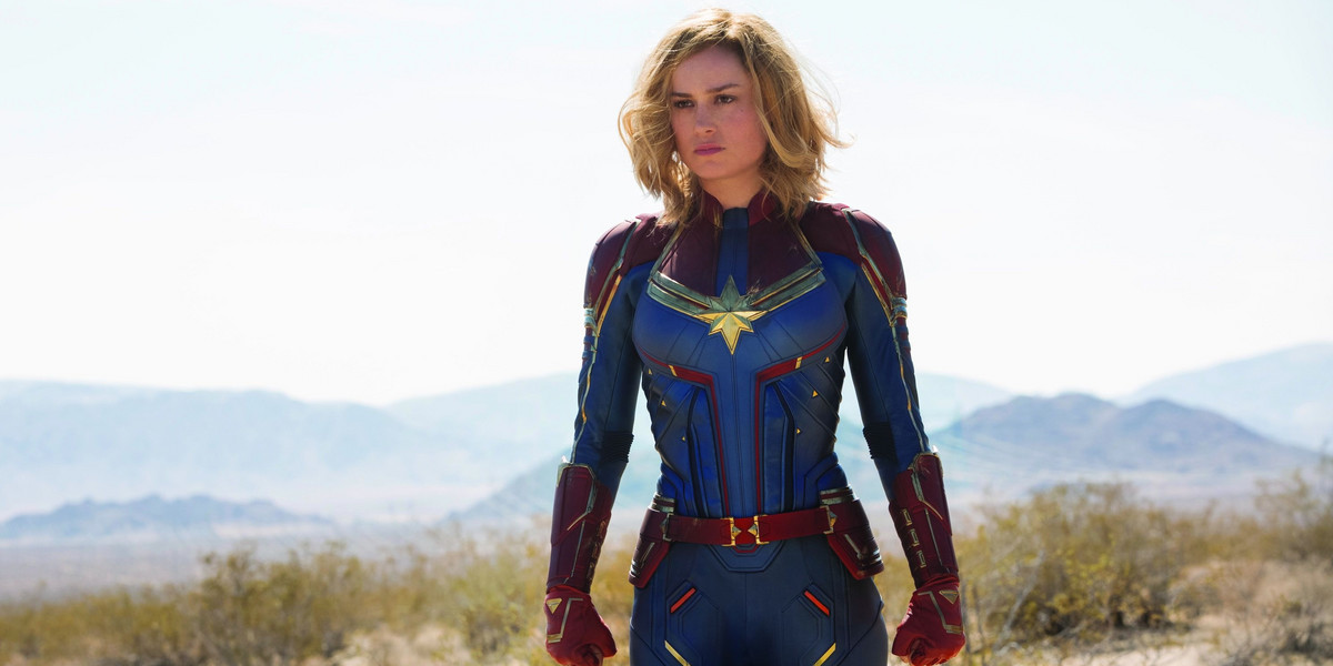 Brie Larson w tytułowej roli w filmie "Kapitan Marvel"