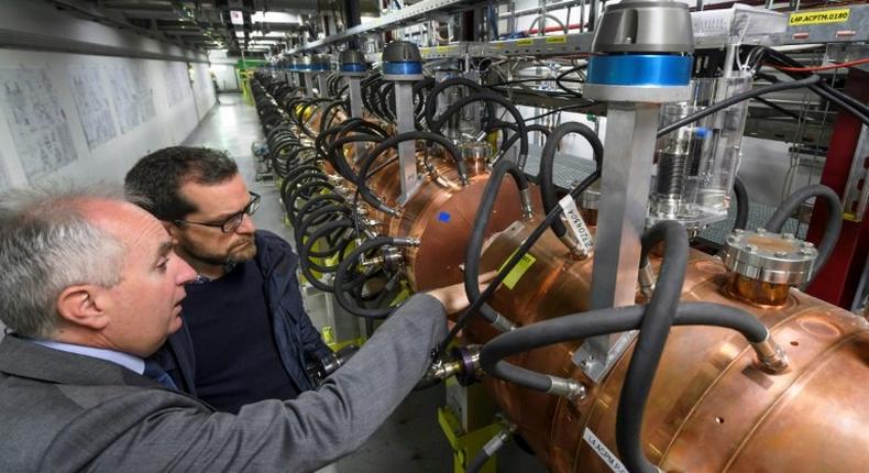 Europe's top physics lab CERN has launched a new particle accelerator to connect to its Large Hadron Collider proton smasher, in an attempt to uncover new particles and prove the existence of extra space-time dimensions The Geneva lab has long voiced hope that an enhanced LHC may help uncover new particles, possibly proving the existence of extra space-time dimensions.