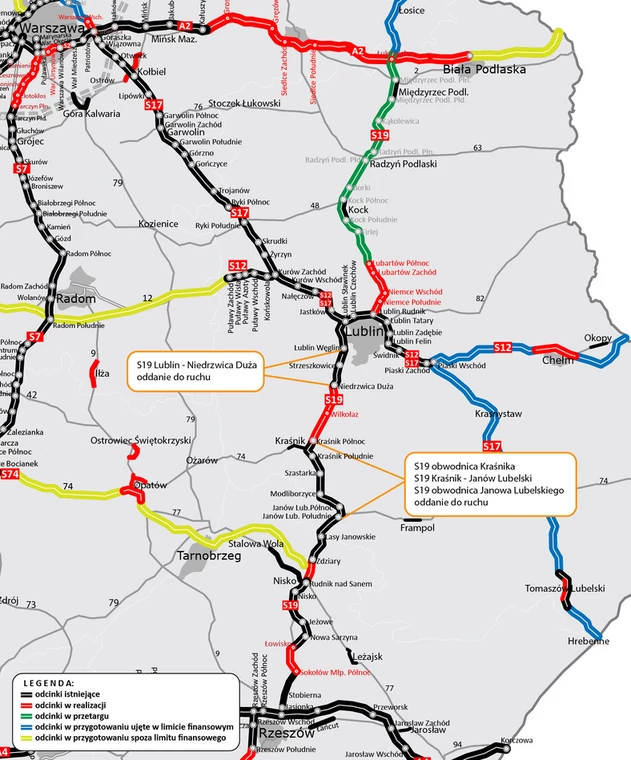 Via Carpatia: cztery kolejne odcinki S19 udostępnione kierowcom