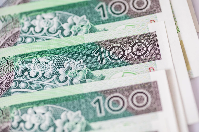 Banknoty o nominale 100 zł