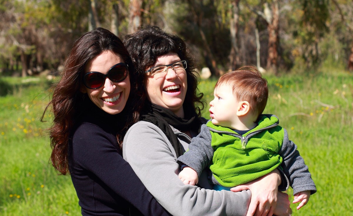 Dwie kobiety para dziecko lesbijki