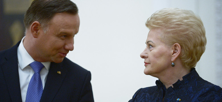 Spotkanie prezydentów w Lublinie. Grybauskaite i Duda złożyli wieńce