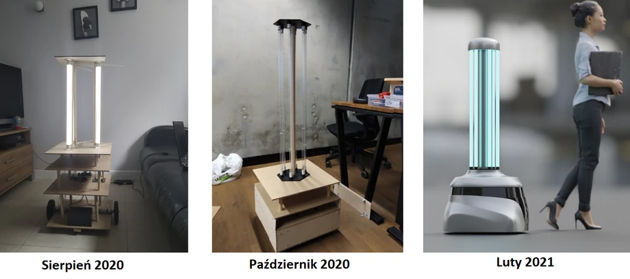 Etapy produkcji prototypu urządzenia City Robotics