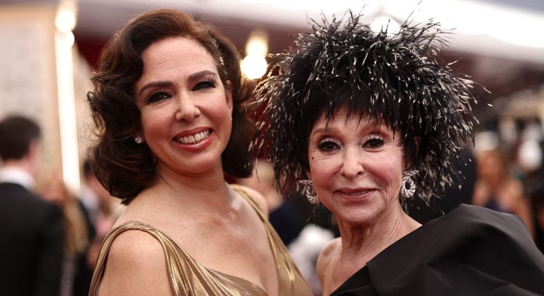 Rita Moreno and her daughter, Fernanda Luisa Gordon.Emma McIntyre/Getty Images