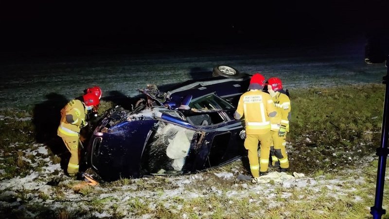 Środa Wielkopolska. Pasażer doprowadził do groźnego wypadku