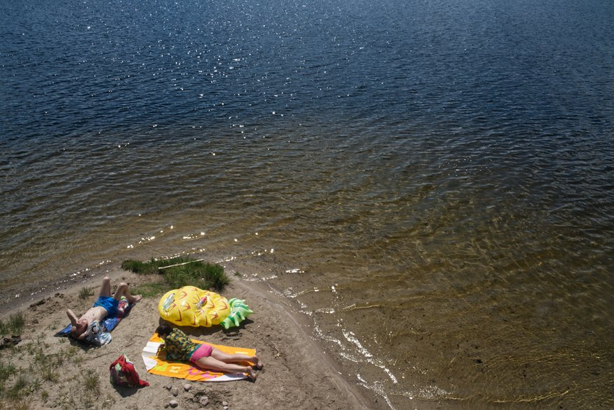 Plaża  w ośrodku wczasowym w Posejnalach 