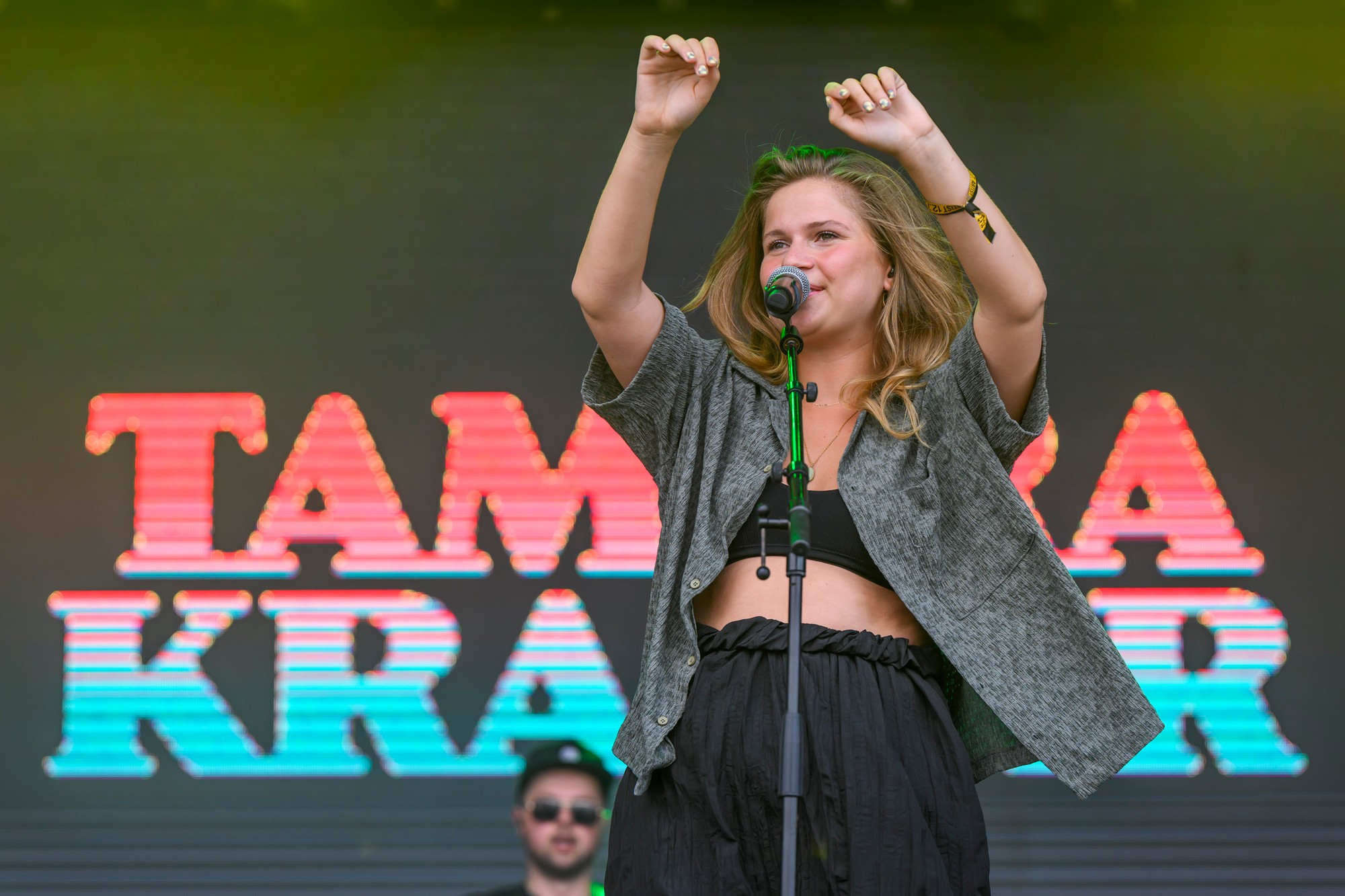 Slovenská speváčka Tamara Kramar na Pohode.