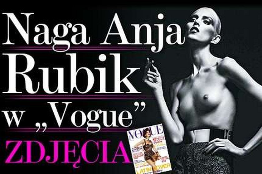 Naga sesja Rubik w "Vogue"!