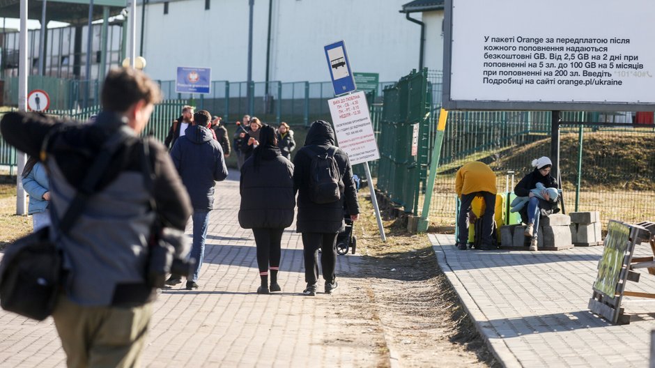 Medyka, przejście graniczne z Ukrainą