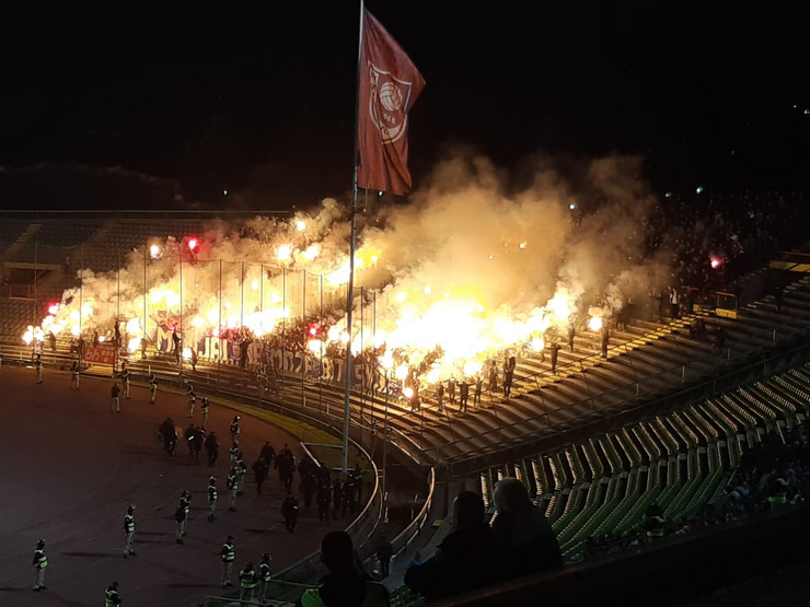 Bakljada na stadionu Sarajeva